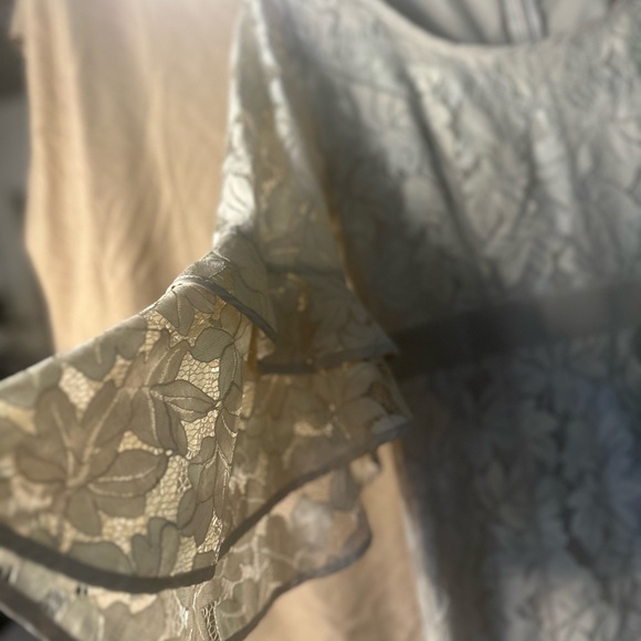 Elegant White Lace Dress - Picture 3 of 6